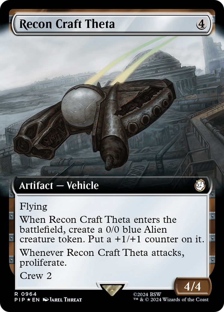 Recon Craft Theta (Extended Art) (Surge Foil) [Fallout] | Grognard Games