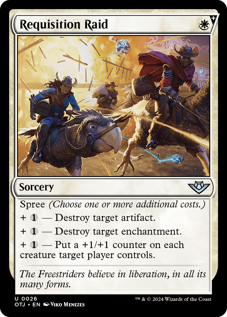 Requisition Raid (OTJ-026) - Outlaws of Thunder Junction: (spree) Foil | Grognard Games