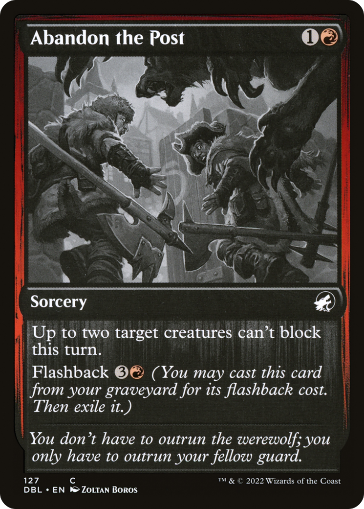 Abandon the Post [Innistrad: Double Feature] | Grognard Games