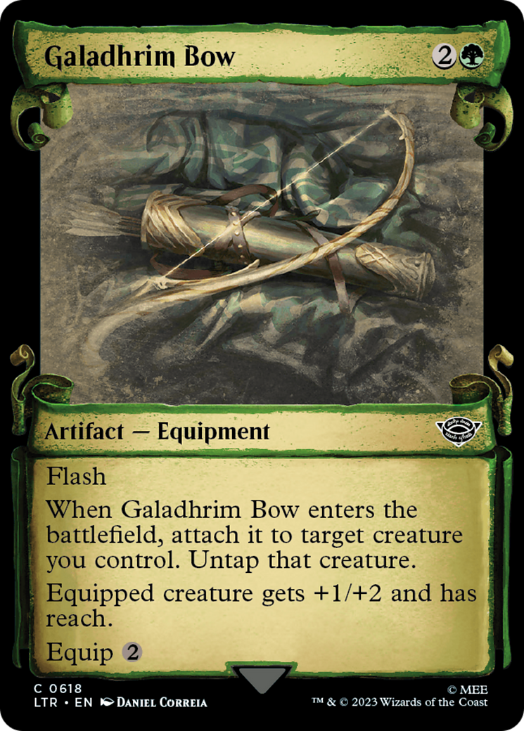 Galadhrim Bow [The Lord of the Rings: Tales of Middle-Earth Showcase Scrolls] | Grognard Games