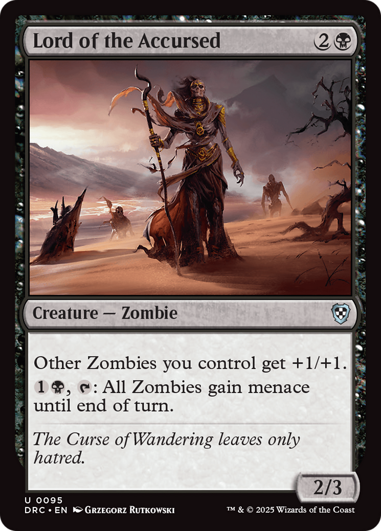 Lord of the Accursed [Aetherdrift Commander] | Grognard Games