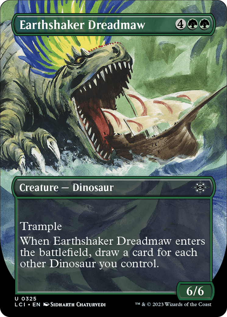 Earthshaker Dreadmaw (Borderless) [The Lost Caverns of Ixalan] | Grognard Games