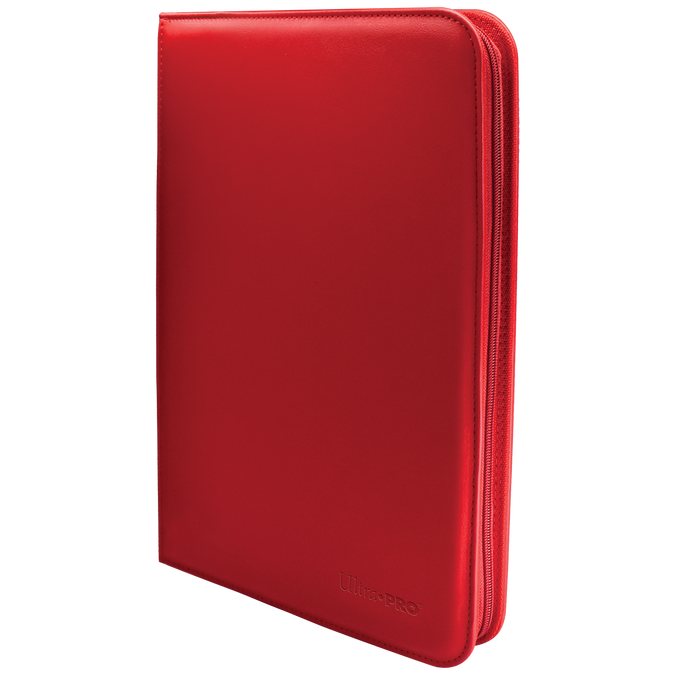 Ultra Pro: Vivid Pro-Binder Zippered 9 Pocket - Red | Grognard Games