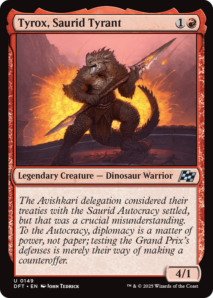Tyrox, Saurid Tyrant [Aetherdrift] | Grognard Games