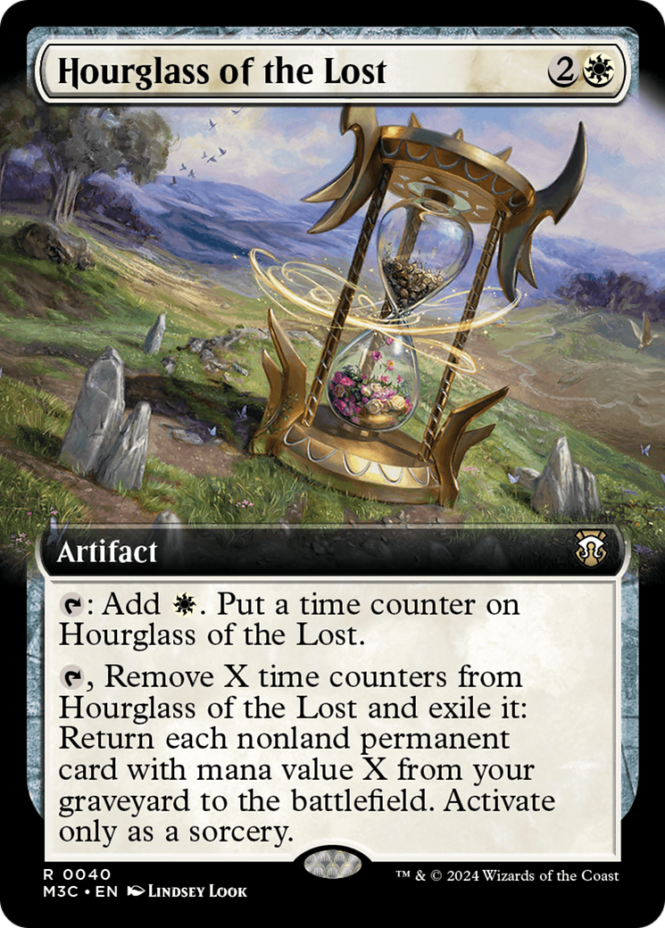 Hourglass of the Lost (Extended Art) [Modern Horizons 3 Commander] | Grognard Games