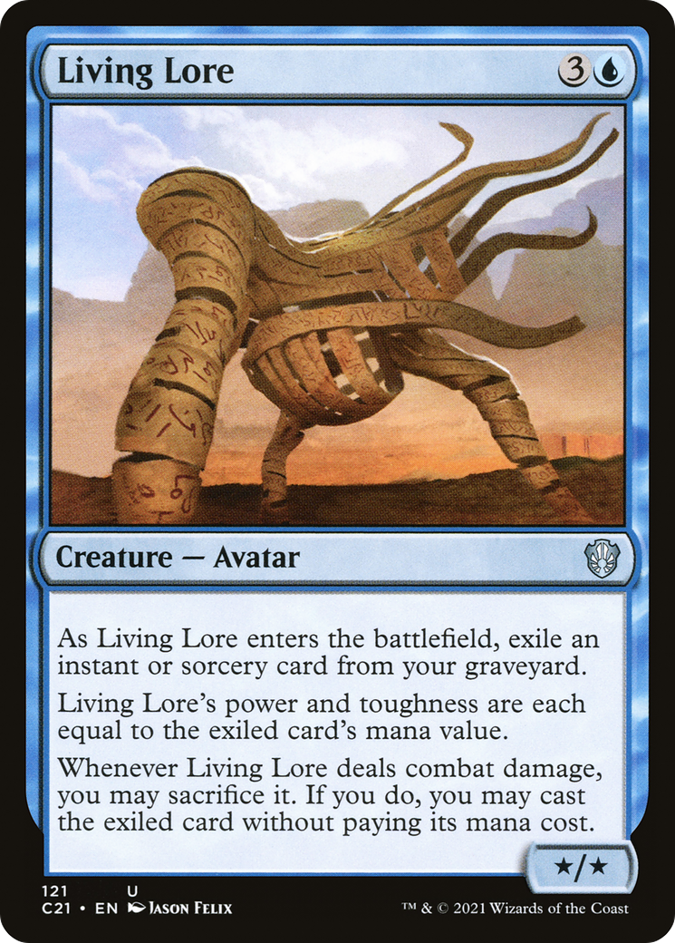 Living Lore [Commander 2021] | Grognard Games