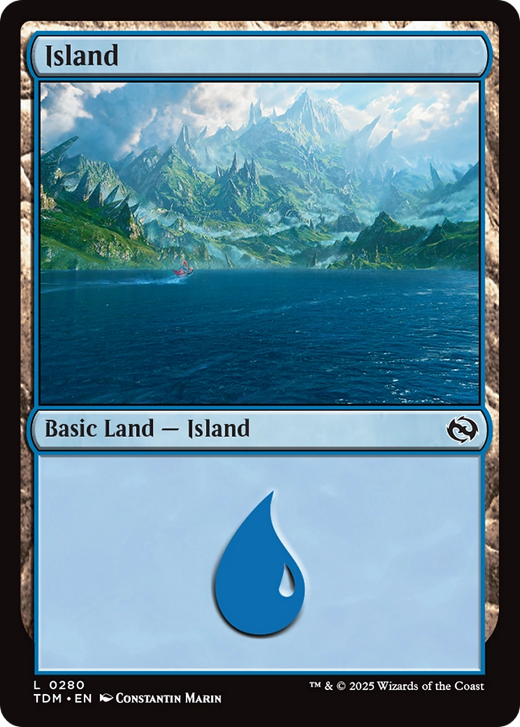 Island (0280) [Tarkir: Dragonstorm] | Grognard Games