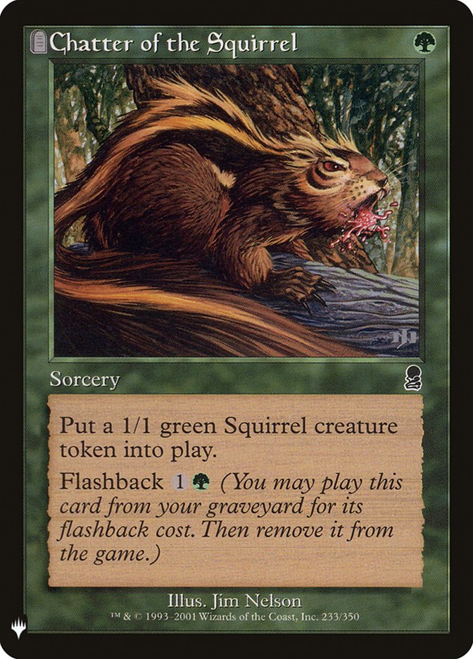 Chatter of the Squirrel [Mystery Booster] | Grognard Games