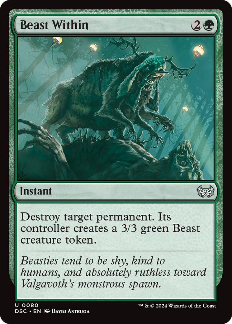 Beast Within [Duskmourn: House of Horror Commander] | Grognard Games