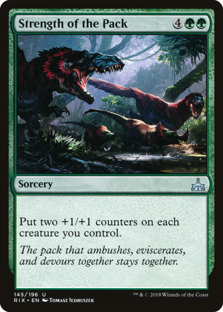 Strength of the Pack [Rivals of Ixalan] | Grognard Games