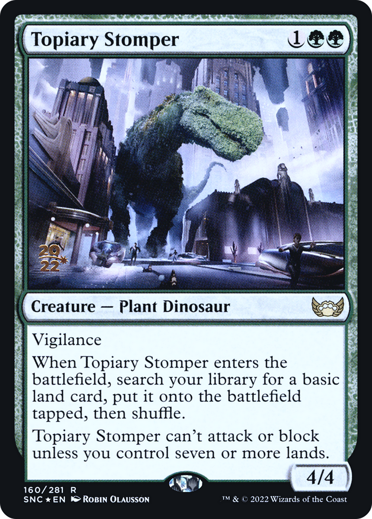 Topiary Stomper [Streets of New Capenna Prerelease Promos] | Grognard Games
