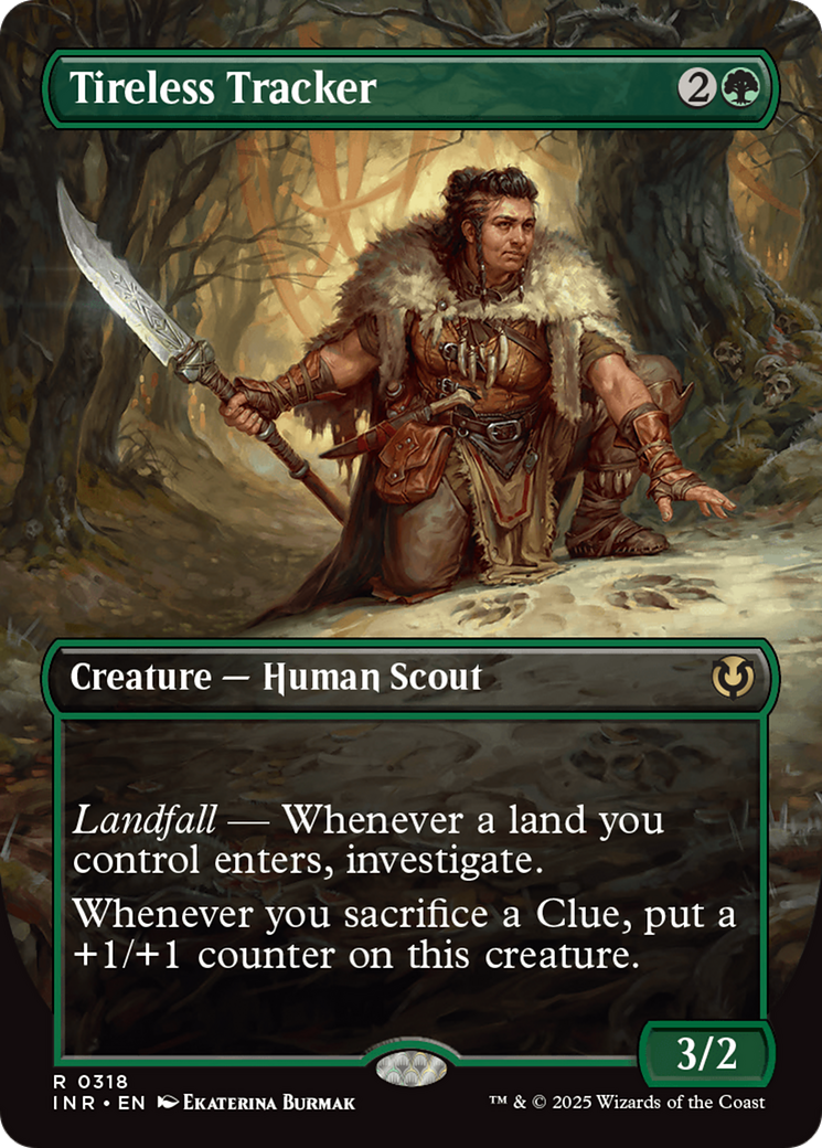 Tireless Tracker (Borderless) [Innistrad Remastered] | Grognard Games