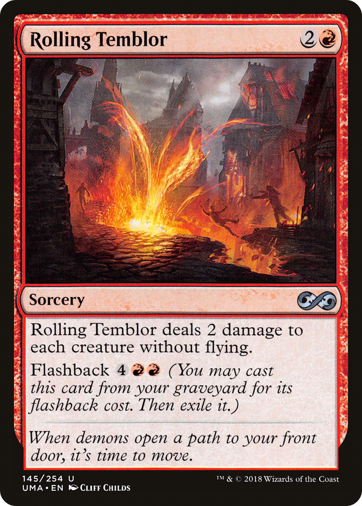 Rolling Temblor (UMA-145) - Ultimate Masters Foil | Grognard Games