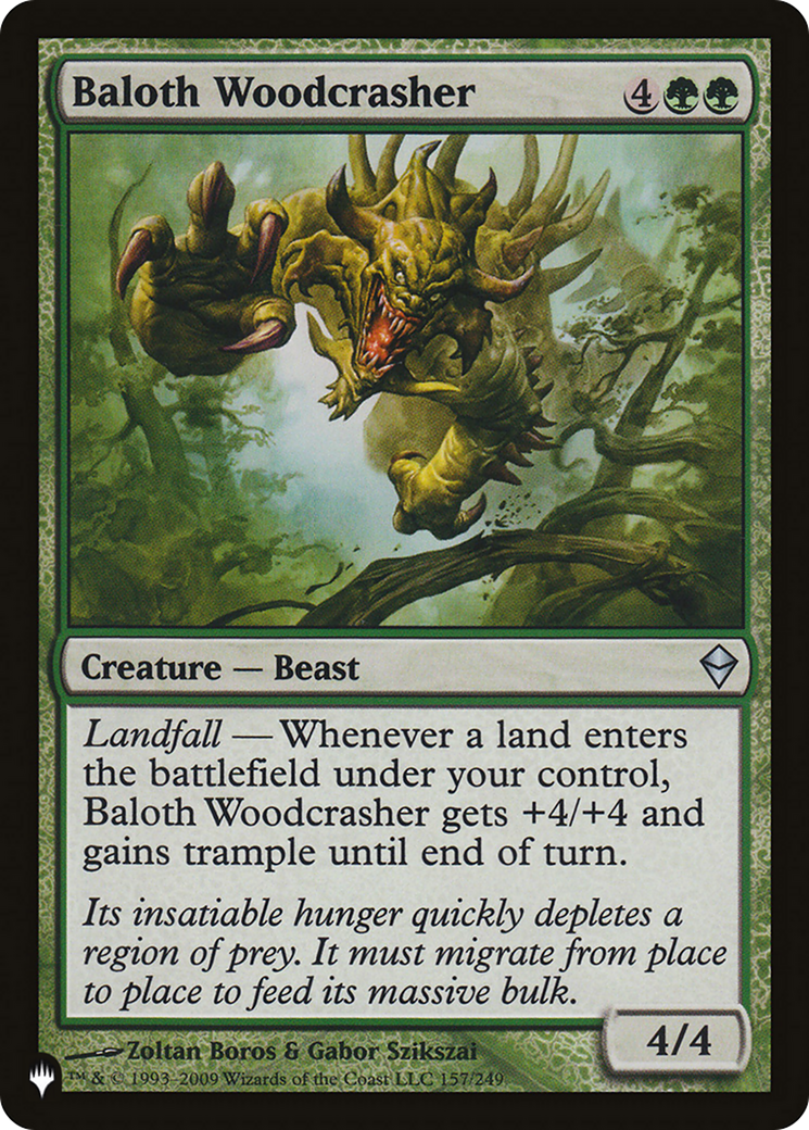 Baloth Woodcrasher [The List] | Grognard Games