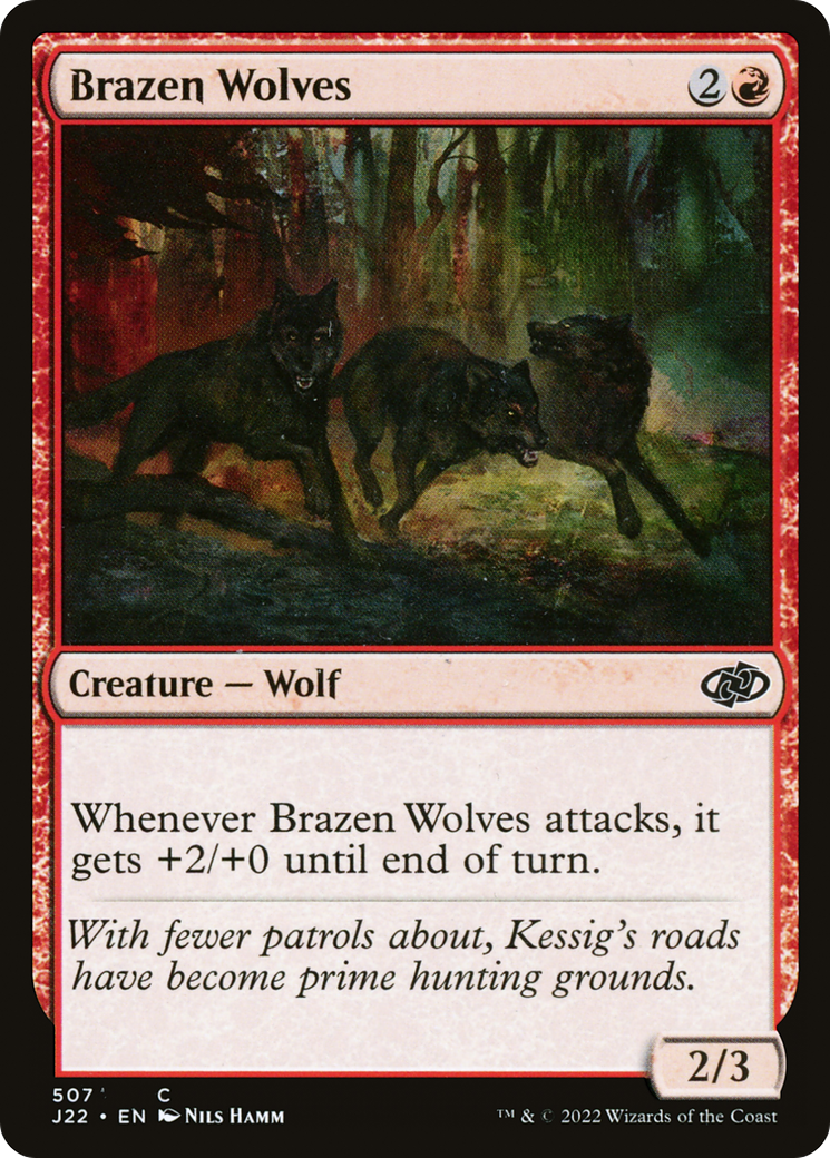 Brazen Wolves [Jumpstart 2022] | Grognard Games