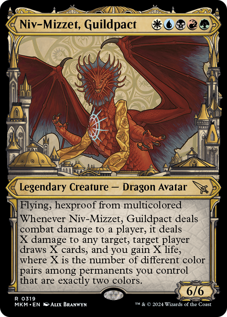 Niv-Mizzet, Guildpact (Showcase) (319) [Murders at Karlov Manor] | Grognard Games