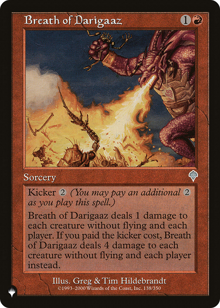 Breath of Darigaaz [The List] | Grognard Games