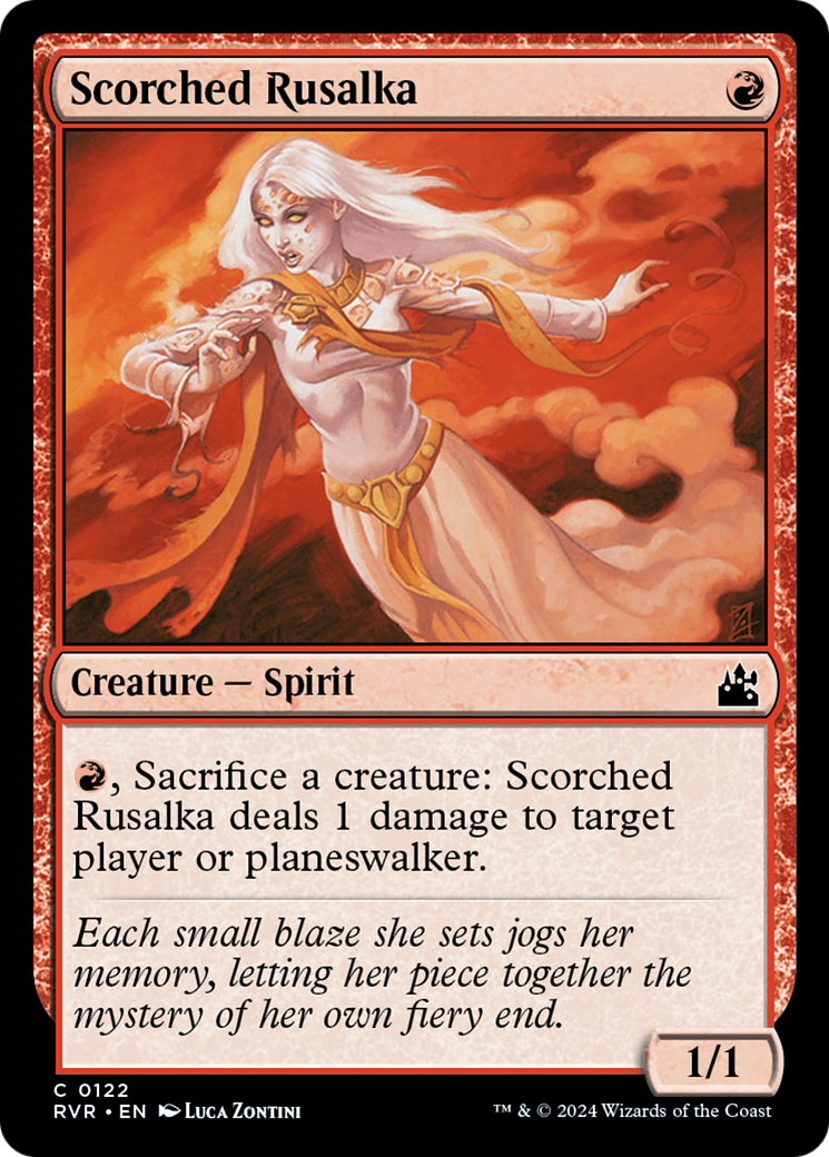 Scorched Rusalka [Ravnica Remastered] | Grognard Games