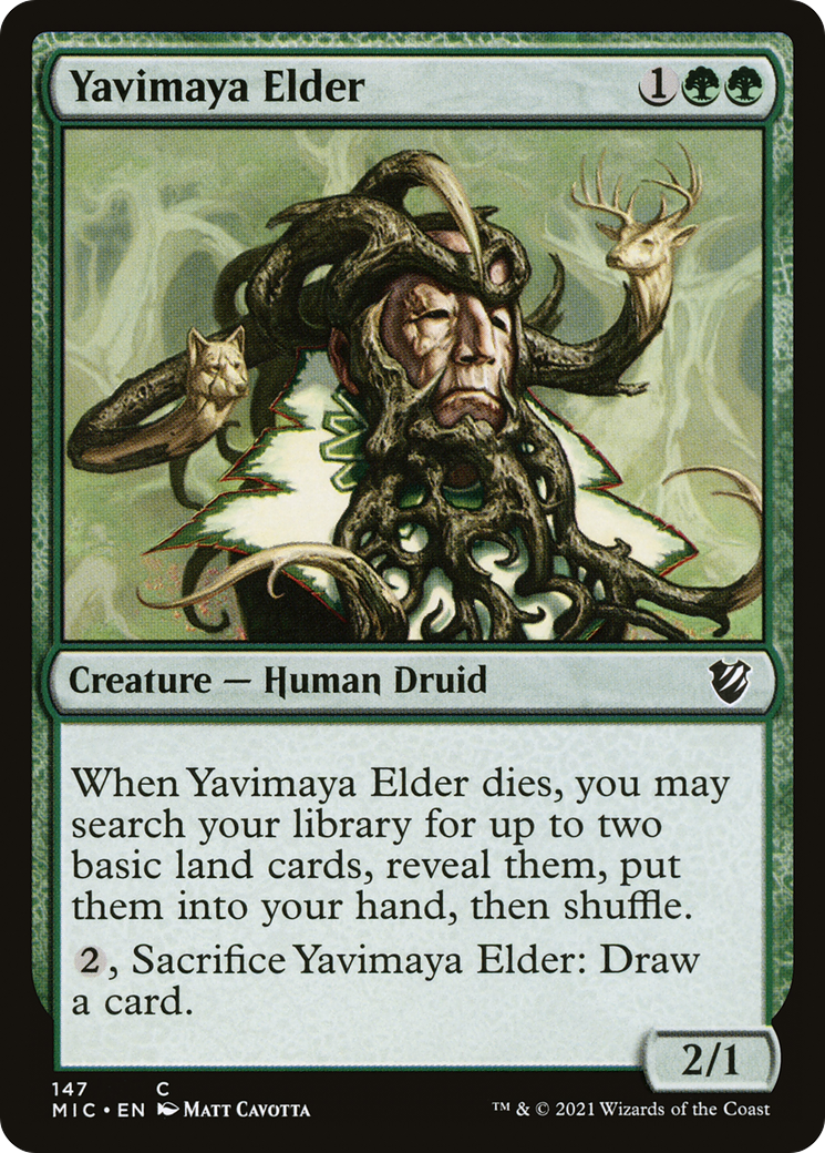 Yavimaya Elder [Innistrad: Midnight Hunt Commander] | Grognard Games