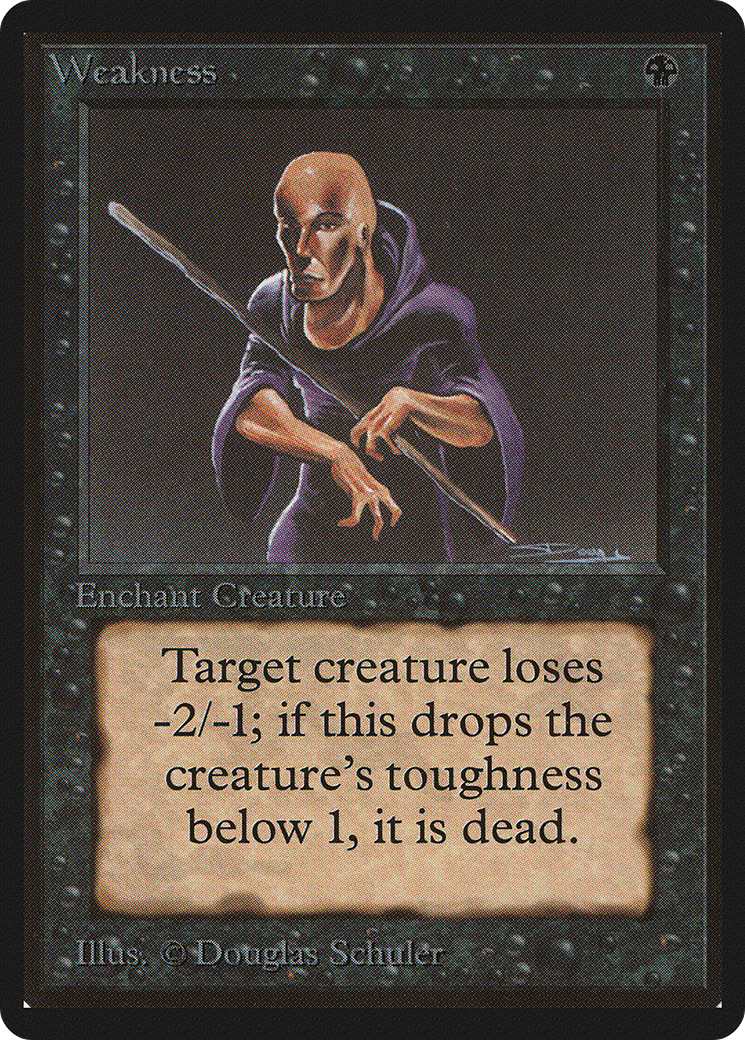 Weakness [Limited Edition Beta] | Grognard Games