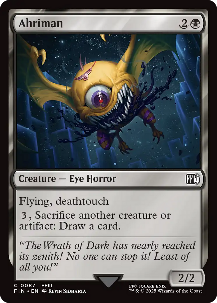 Ahriman (FIN-087) - FINAL FANTASY Foil | Grognard Games