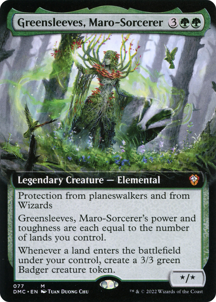 Greensleeves, Maro-Sorcerer (Extended Art) [Dominaria United Commander] | Grognard Games