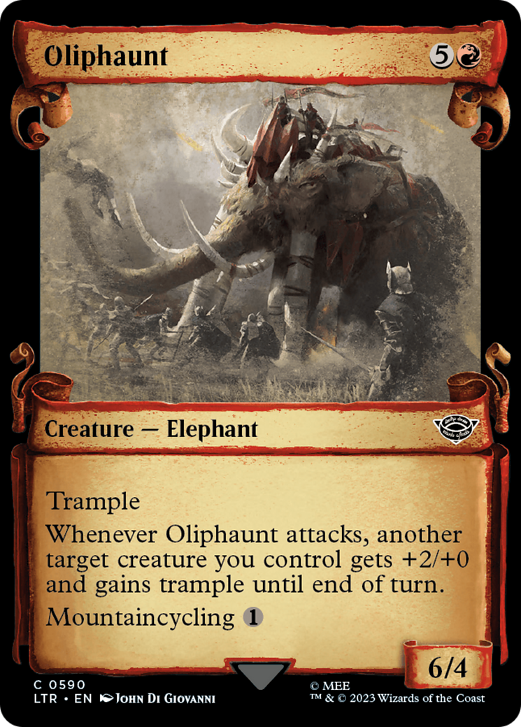 Oliphaunt [The Lord of the Rings: Tales of Middle-Earth Showcase Scrolls] | Grognard Games