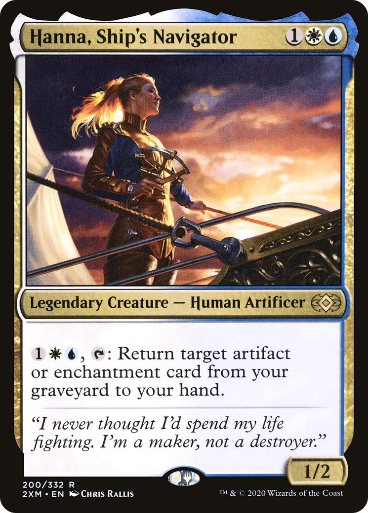 Hanna, Ship's Navigator [Double Masters] | Grognard Games
