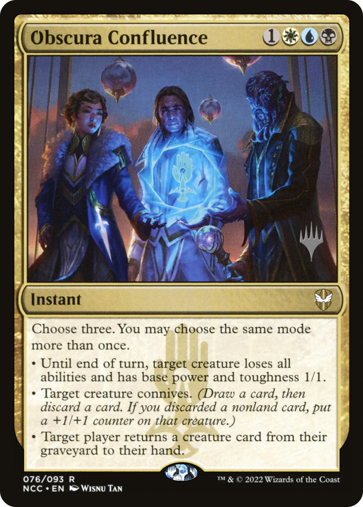 Obscura Confluence (Promo Pack) [Streets of New Capenna Commander Promos] | Grognard Games