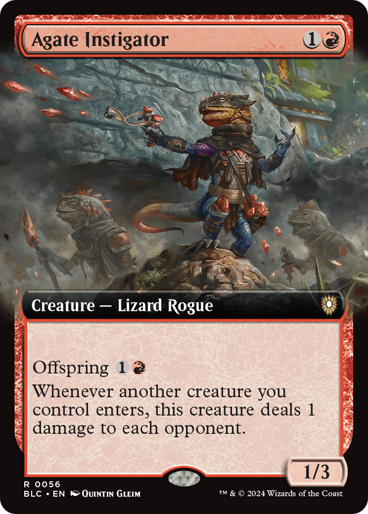 Agate Instigator (Extended Art) [Bloomburrow Commander] | Grognard Games