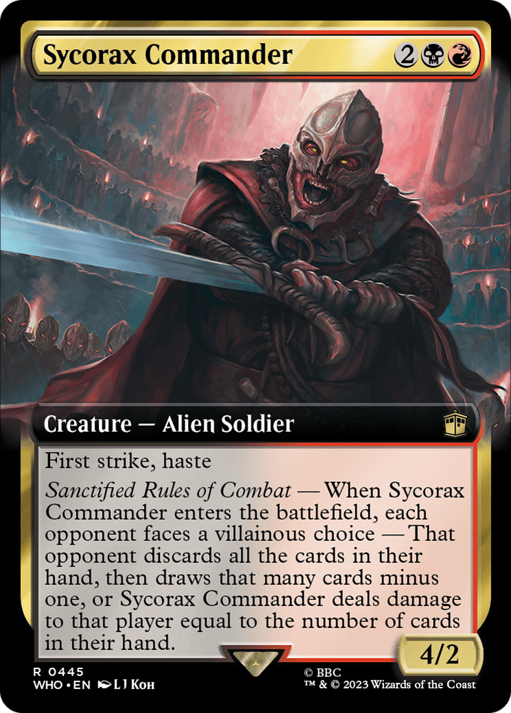 Sycorax Commander (Extended Art) [Doctor Who] | Grognard Games