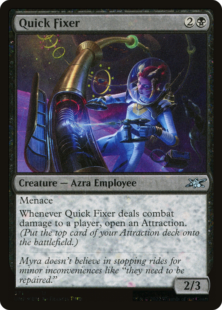 Quick Fixer (Galaxy Foil) [Unfinity] | Grognard Games