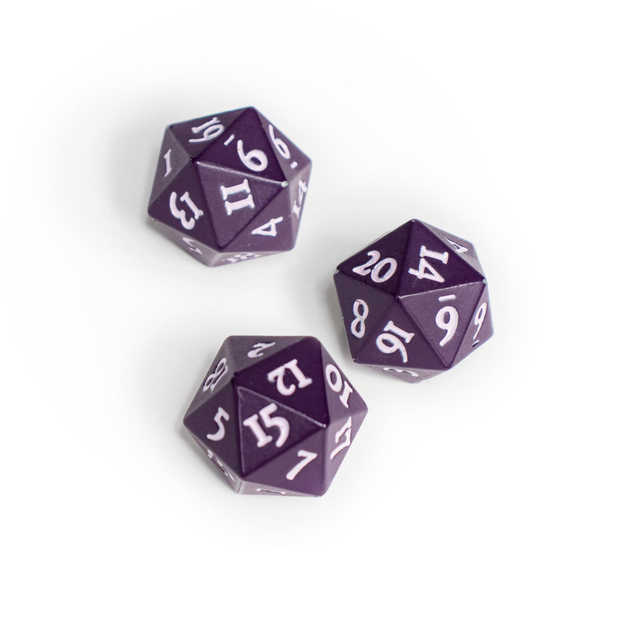 Ultra Pro Dice: Vivid Heavy Metal D20 - Midnight Plum | Grognard Games