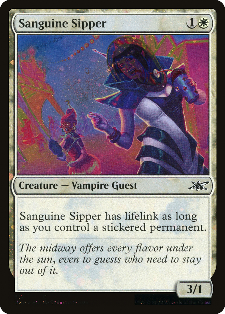 Sanguine Sipper (Galaxy Foil) [Unfinity] | Grognard Games