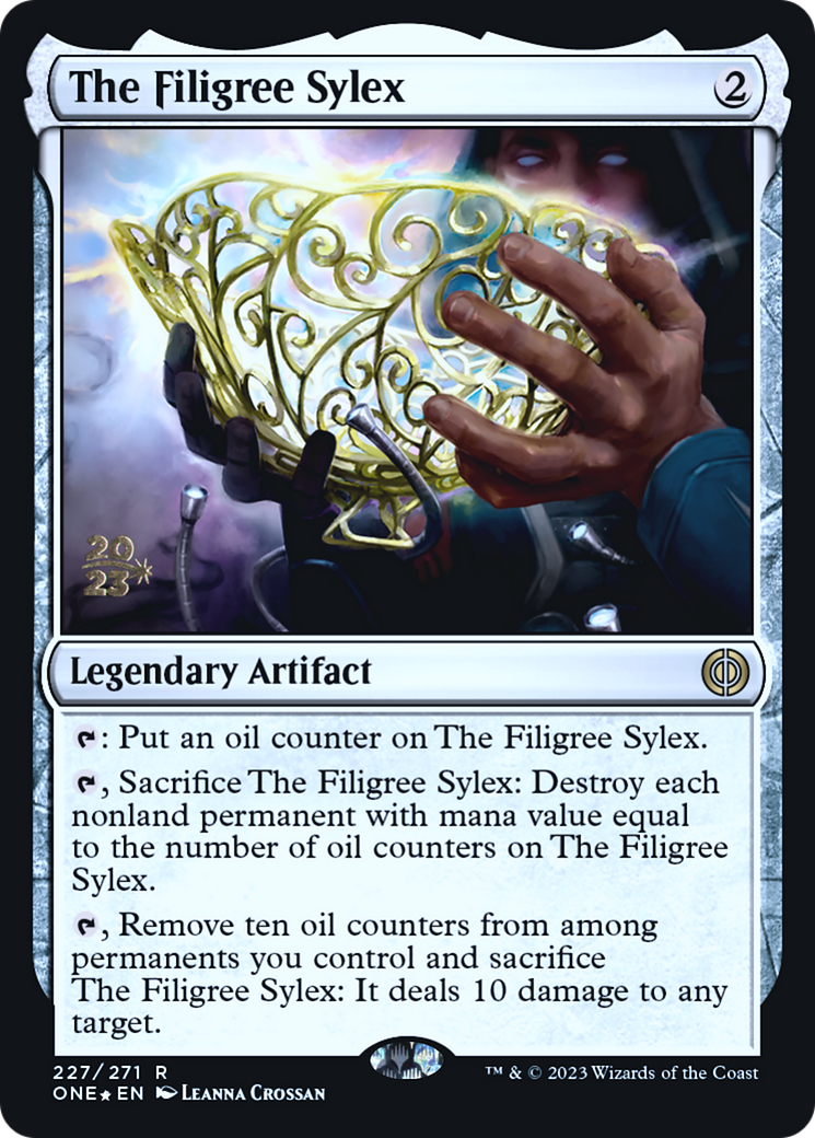 The Filigree Sylex [Phyrexia: All Will Be One Prerelease Promos] | Grognard Games