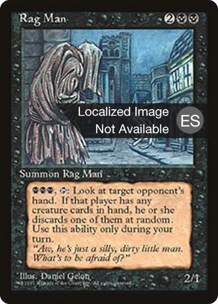 Rag Man [Fourth Edition (Foreign Black Border)] | Grognard Games