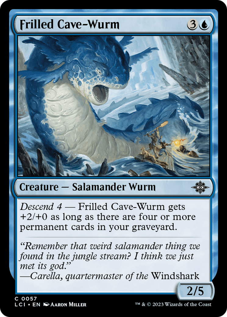 Frilled Cave-Wurm [The Lost Caverns of Ixalan] | Grognard Games