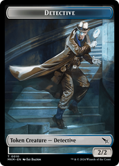Detective // Thopter (0019) Double-Sided Token [Murders at Karlov Manor Tokens] | Grognard Games