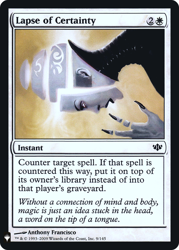 Lapse of Certainty [Mystery Booster] | Grognard Games
