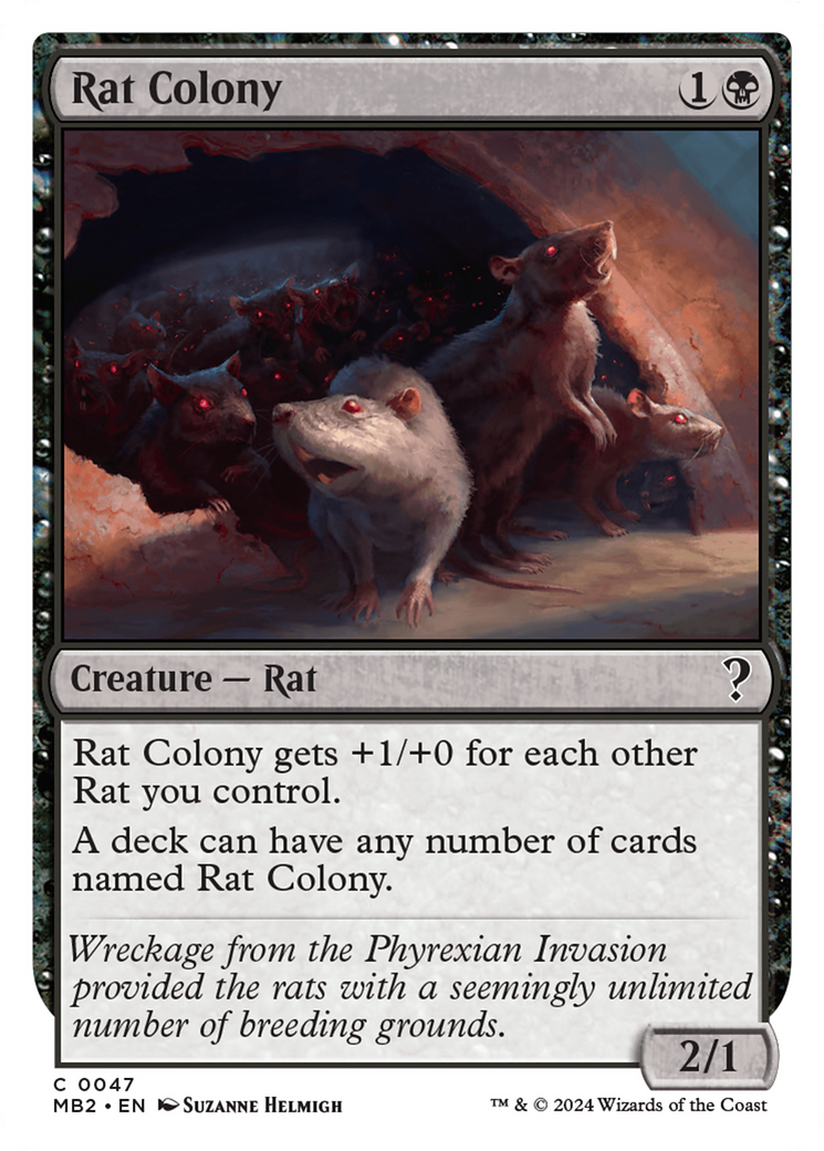 Rat Colony (White Border) [Mystery Booster 2] | Grognard Games