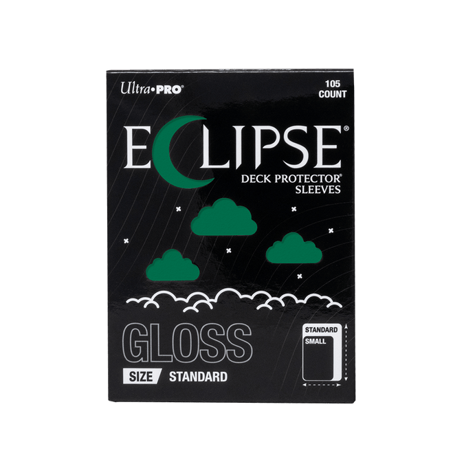 ULTRA PRO: ECLIPSE SLEEVES: STANDARD GLOSS DECK PROTECTORS: FOREST GREEN (105CT) (Copy) | Grognard Games