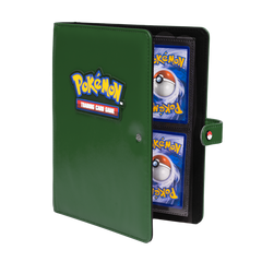 Green 4-Pocket Premium Snap Binder for the Pokémon Trading Card Game | Grognard Games