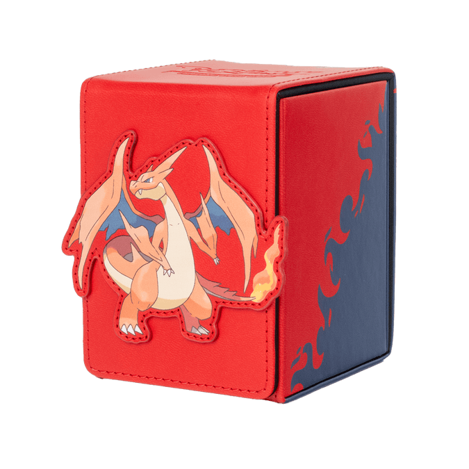 Mega Charizard Y ALCOVE® Flip DECK BOX® for the Pokémon Trading Card Game | Grognard Games