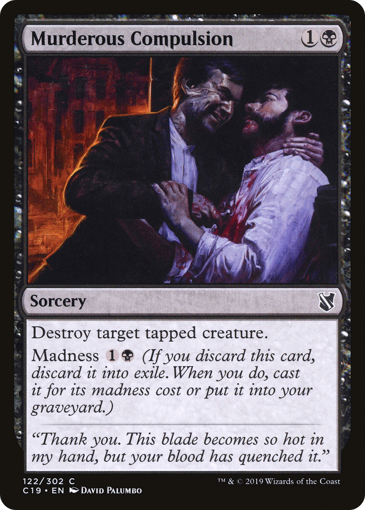 Murderous Compulsion [Commander 2019] | Grognard Games