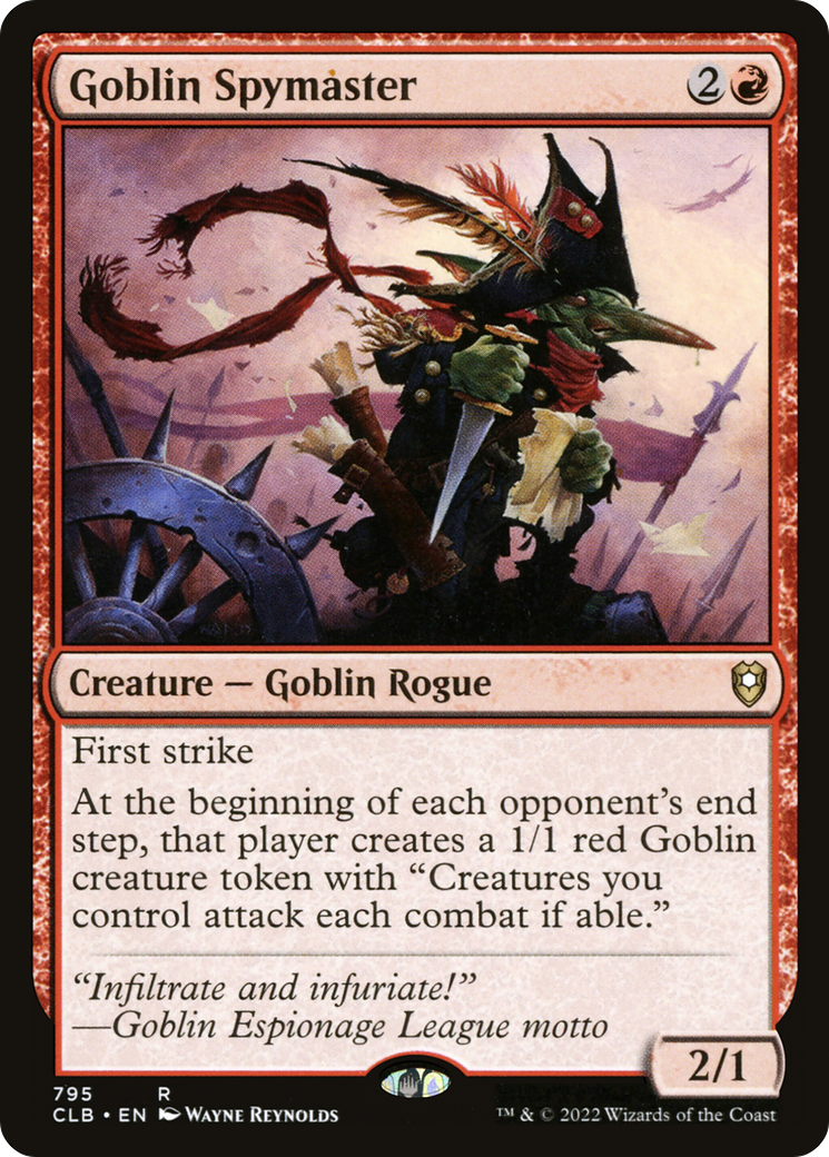 Goblin Spymaster [Commander Legends: Battle for Baldur's Gate] | Grognard Games