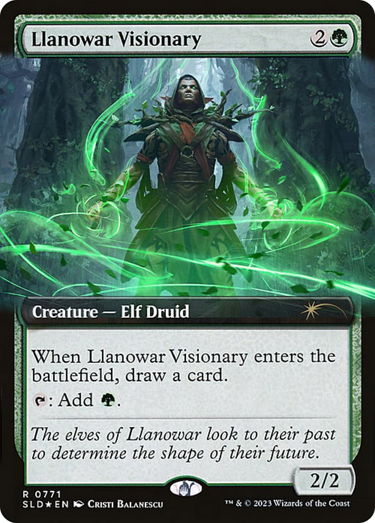 Llanowar Visionary (Extended Art) [Secret Lair Drop Series] | Grognard Games