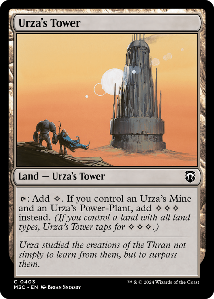 Urza's Tower (Ripple Foil) [Modern Horizons 3 Commander] | Grognard Games