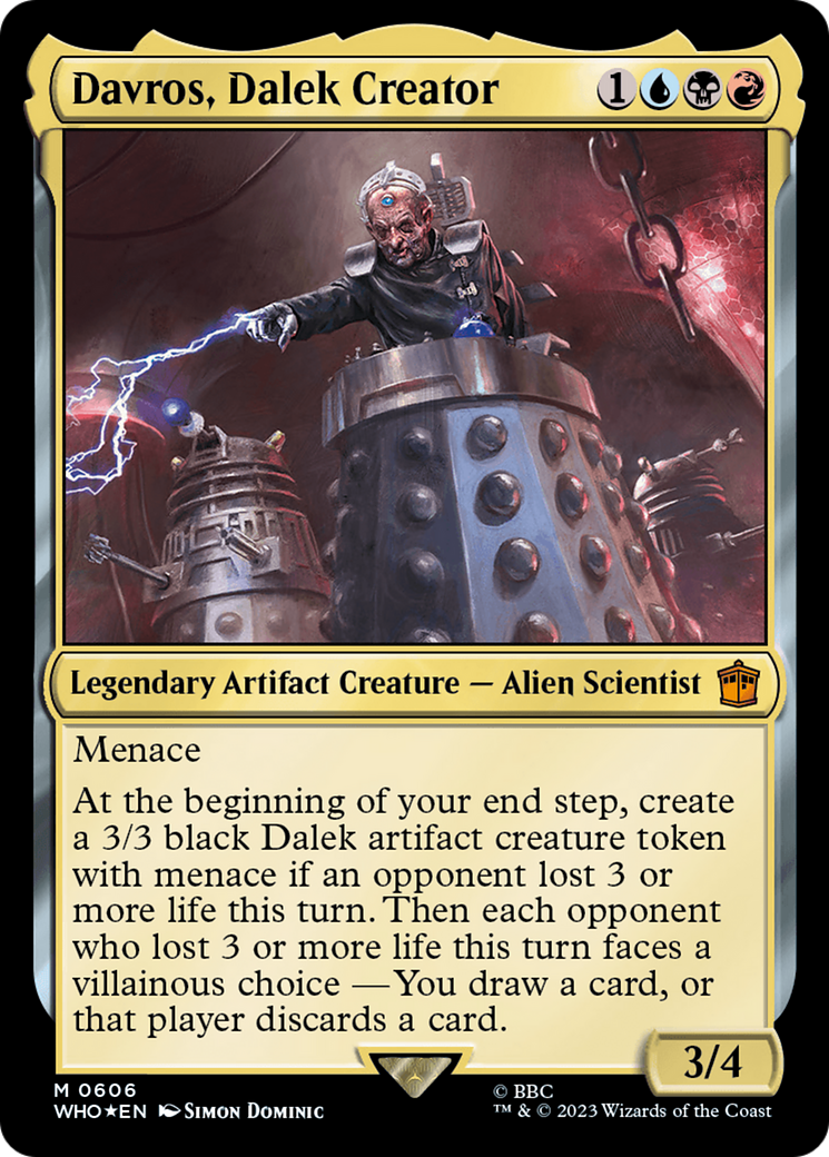 Davros, Dalek Creator (Surge Foil) [Doctor Who] | Grognard Games