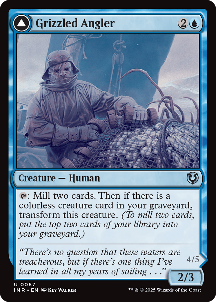 Grizzled Angler // Grisly Anglerfish [Innistrad Remastered] | Grognard Games