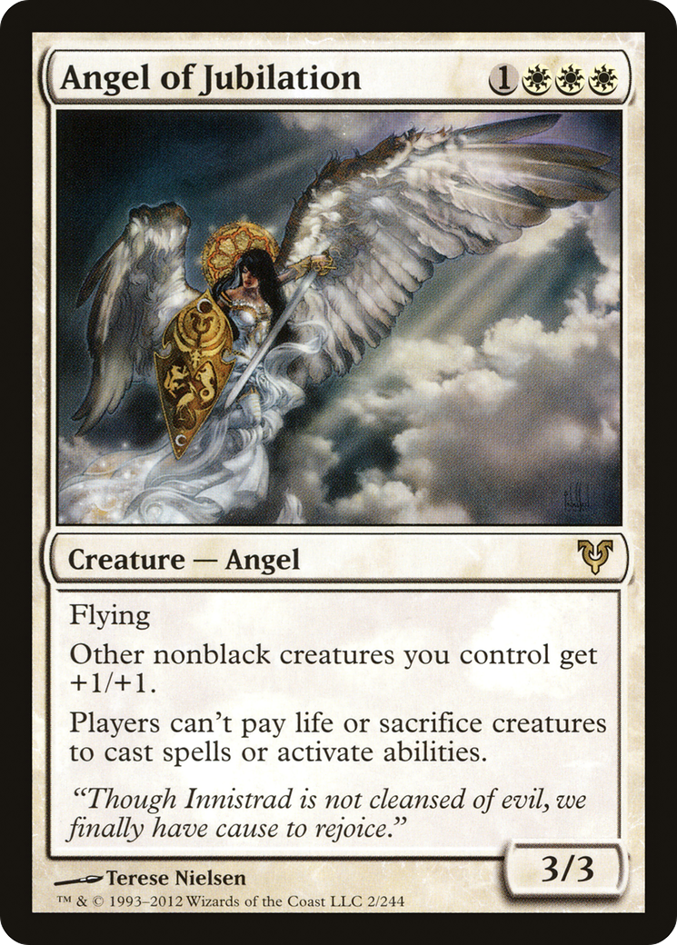 Angel of Jubilation [Avacyn Restored] | Grognard Games